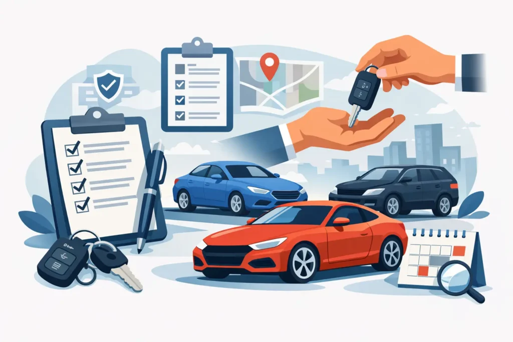 Car Collection Checklist: What to Do Before Pickup